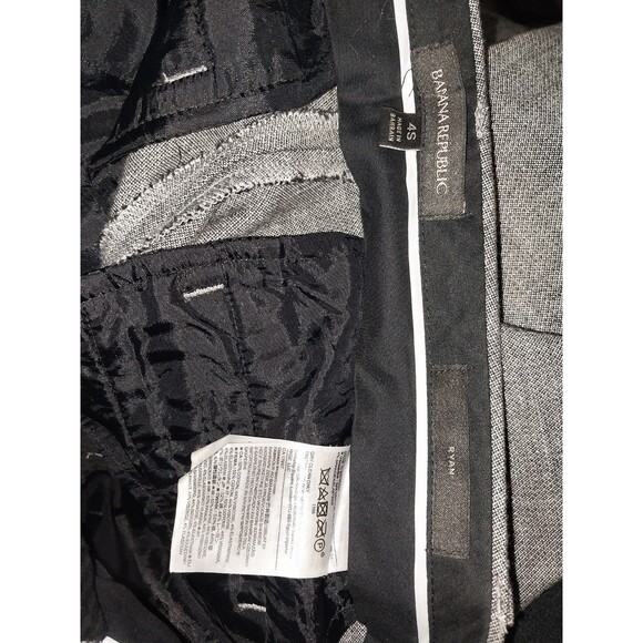 Banana Republic Pants Womens 4S Gray Ryan Mid Rise Straight Leg - Picture 5 of 6